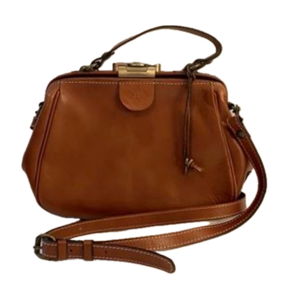Patricia Nash Tan Leather Crossbody Bag
